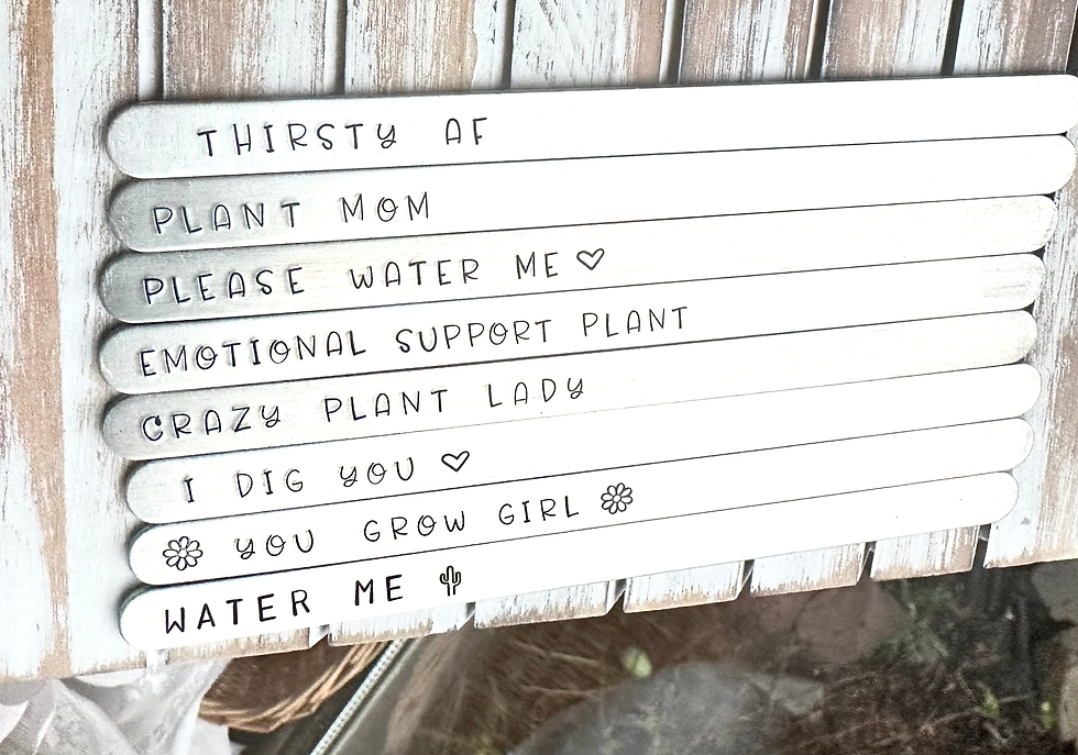 Thumbnail: Plant Stakes- Garden Stakes - Plant Mom - Plant Accessories - Plant Phrase Stake