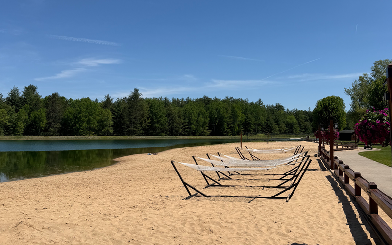 Private waterfront at Timber Wolf Lake