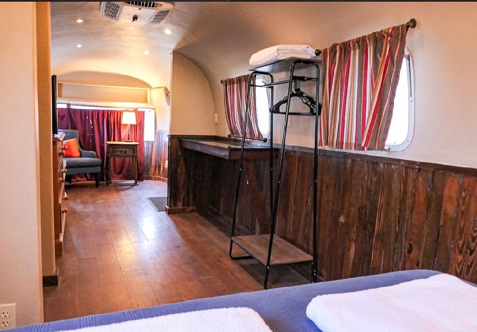 Thumbnail: The Yarrow 1 queen bed upgraded Boutique Airstream