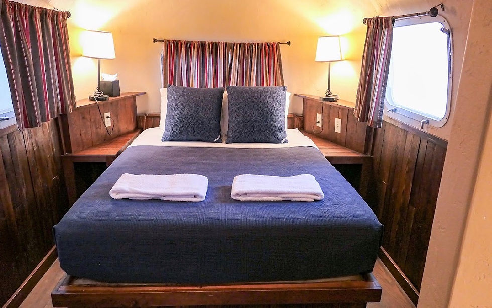 Thumbnail: The Yarrow 1 queen bed upgraded Boutique Airstream