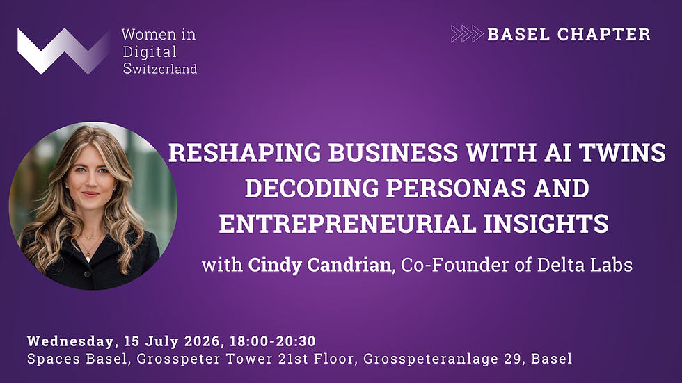 Reshaping Business with AI Twins. Entrepreneurial Insights with Cindy Candrian, Co-Founder of Delta Labs
