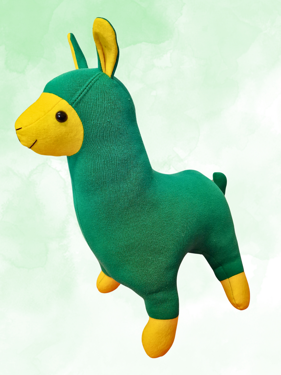 Thumbnail: Llama memory teddy made from keepsake clothing, approx. 30cm tall