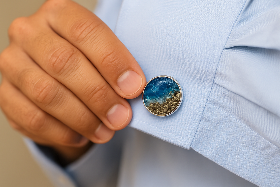 ashes cufflinks