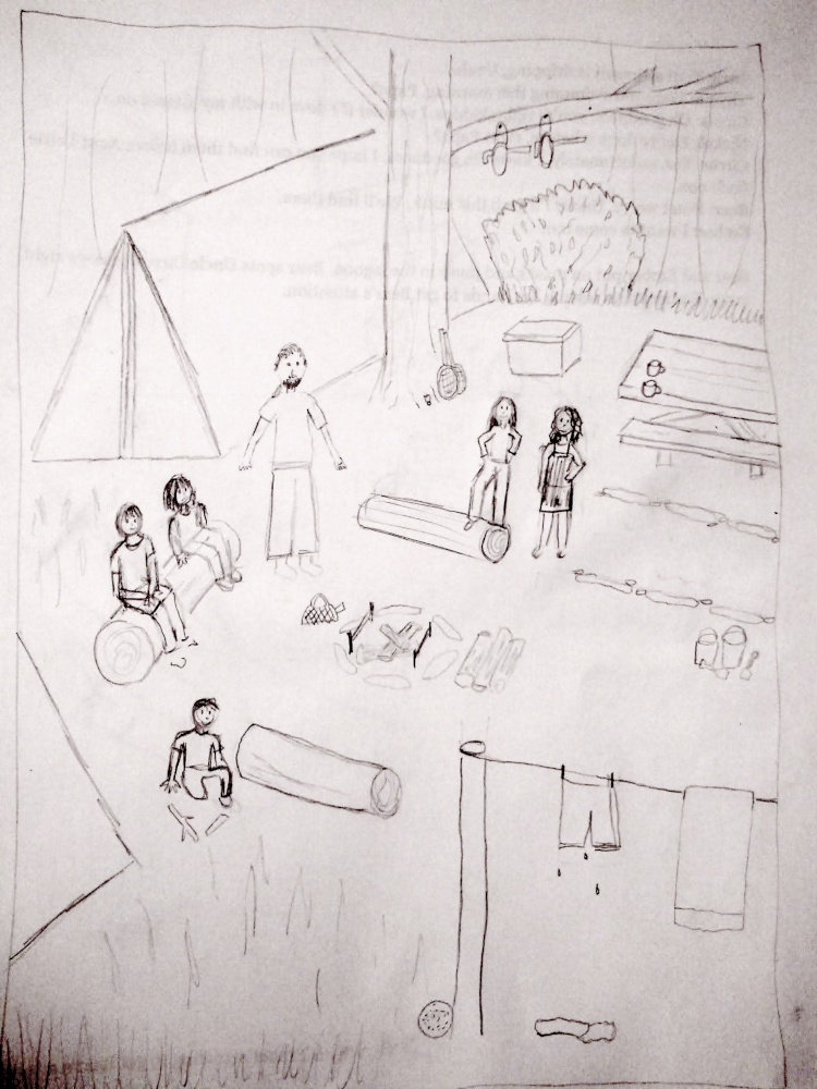 My drawing for Cousins’ Campout