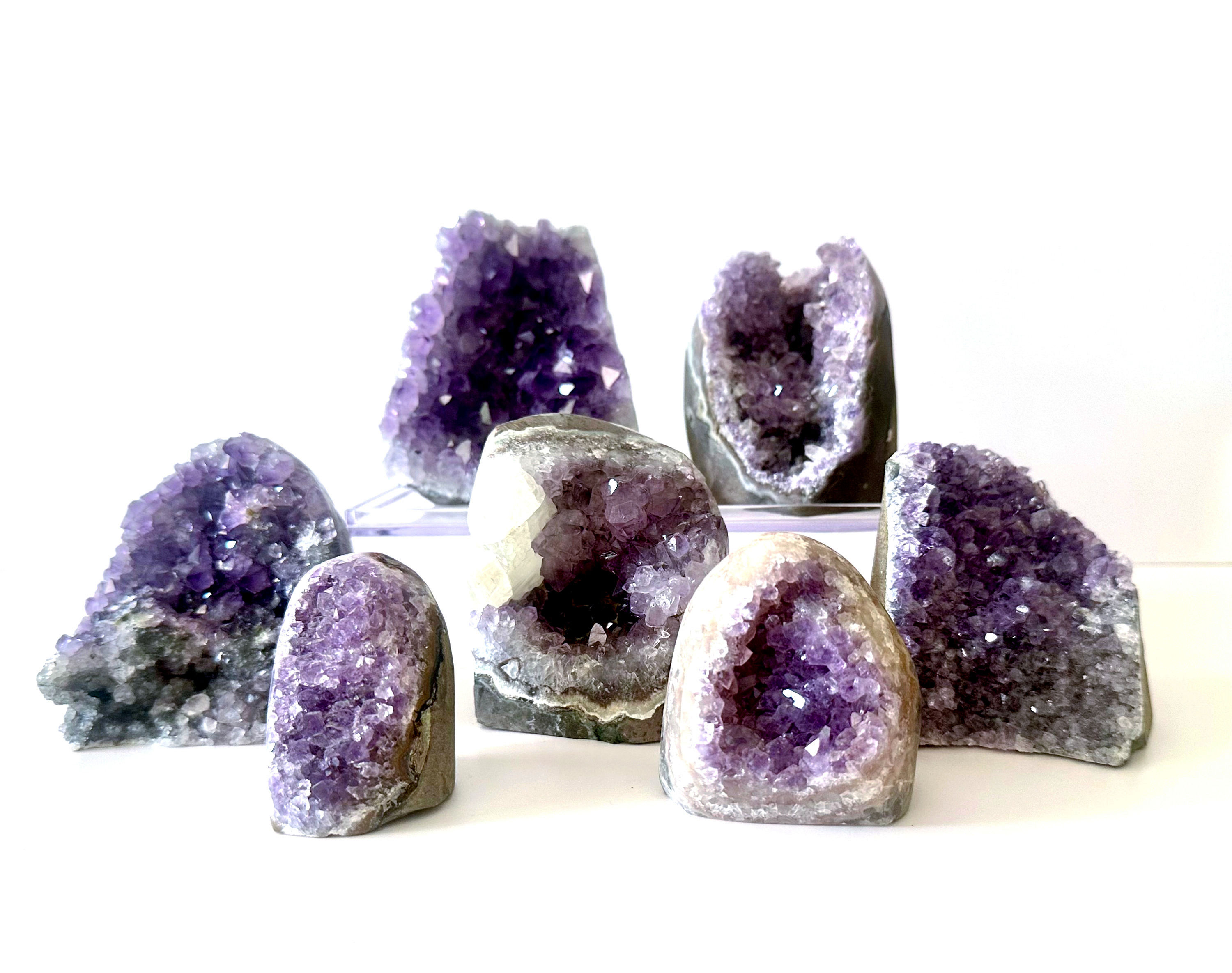 Amethyst Cut Base Clusters