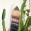 Thumbnail: Rainbow Fluorite Tower XXL (7.5+ inches, 2+ pounds)