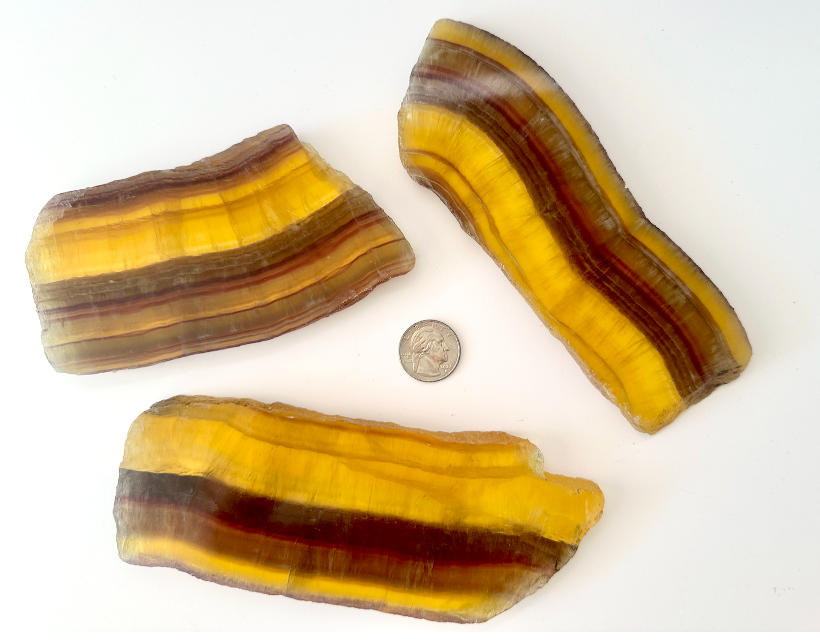 Yellow Fluorite Slabs