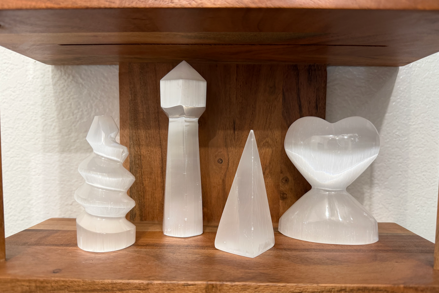 Selenite Polished Shapes