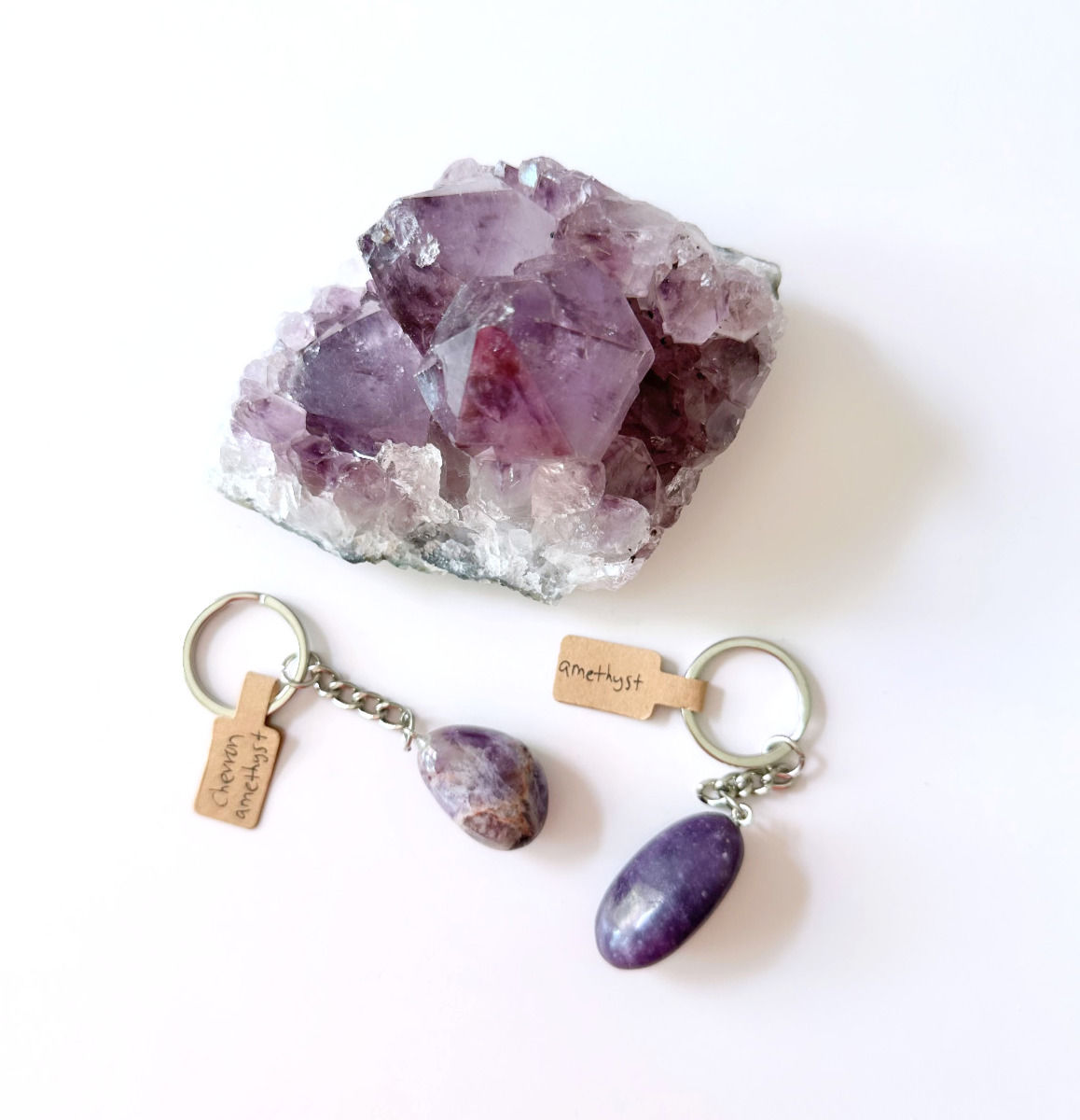 Handmade Stone Keychains