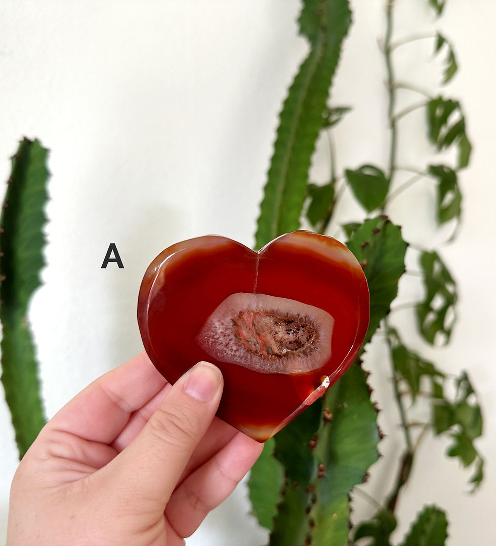 Thumbnail: Carnelian: Heart, Rhombus, Hamsa (you pick!)