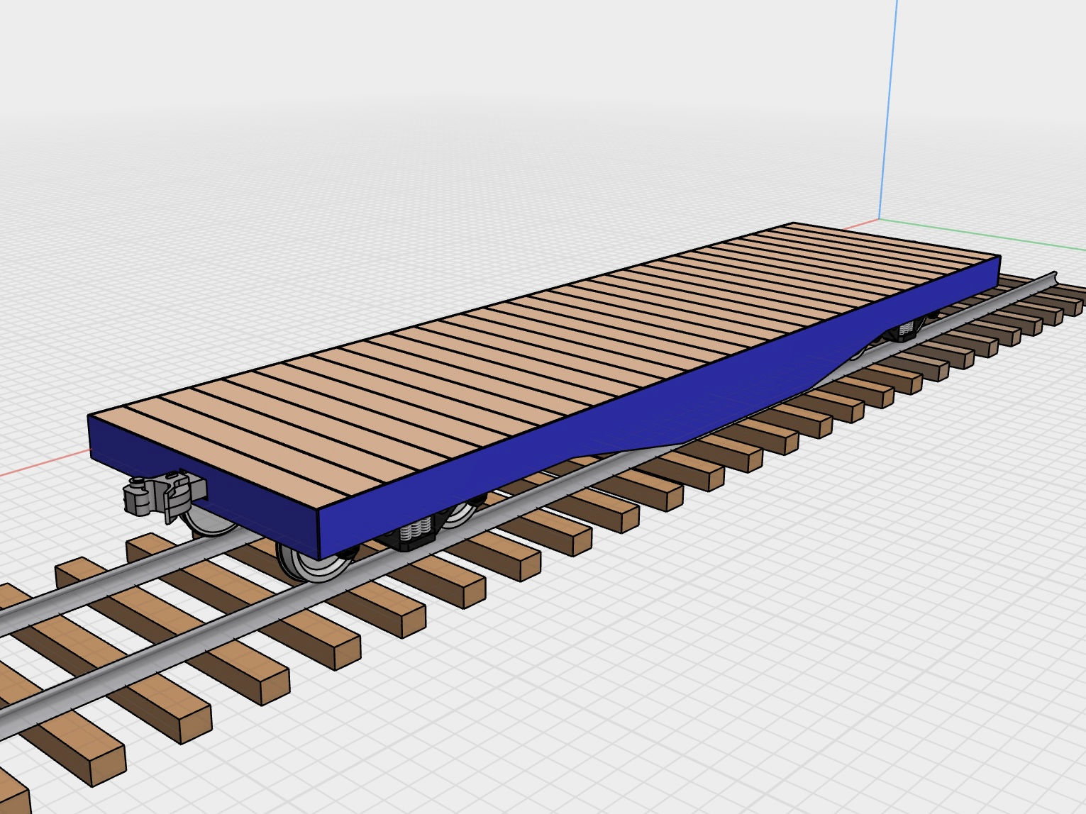 1.6" 40' Flatcar