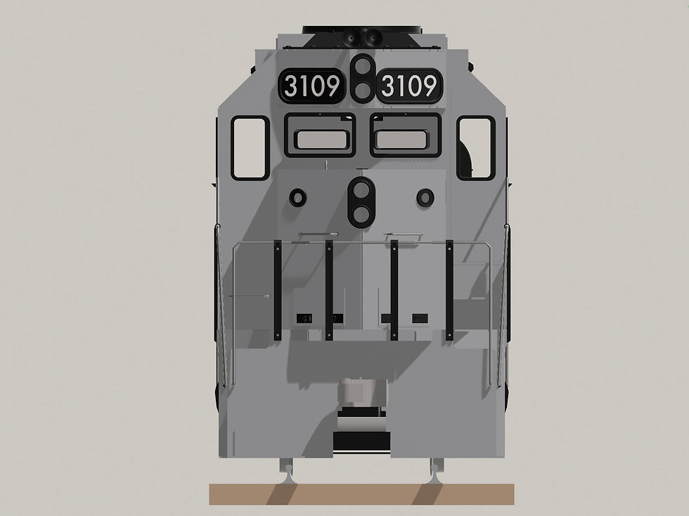 Thumbnail: 1.6" EMD GP38 Locomotive With 3D Printed Details