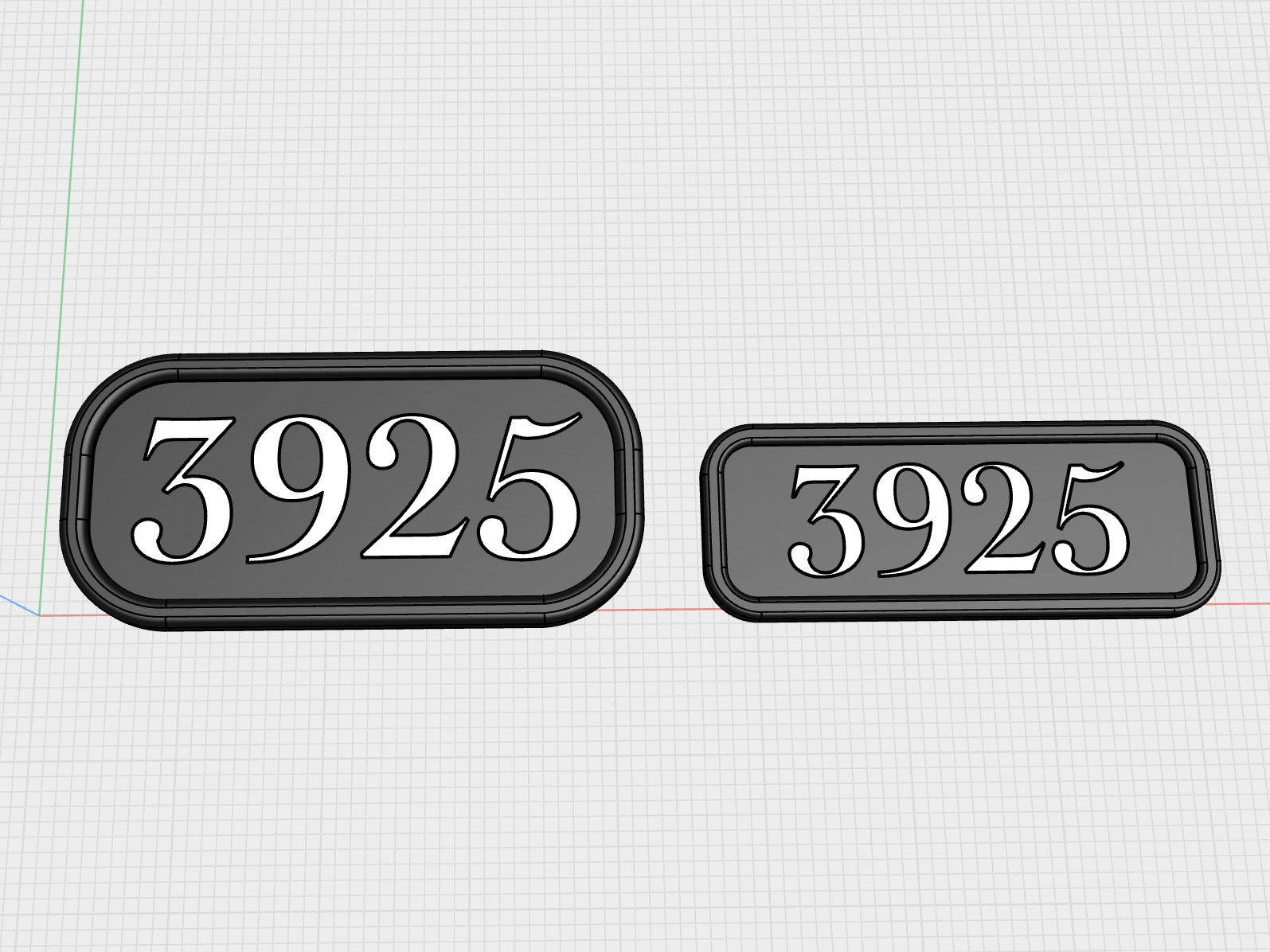 Custom GP38/GP40 Number Boards