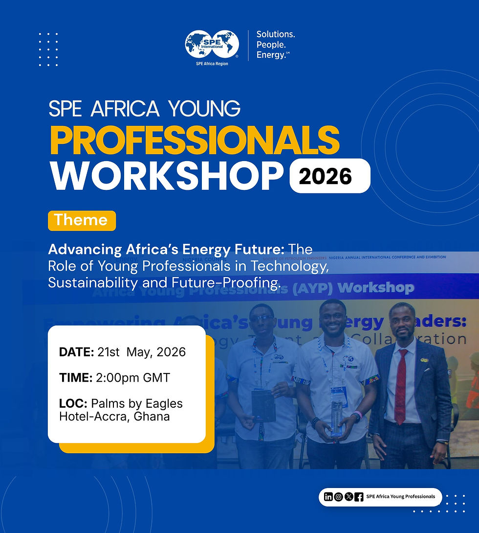 SPE Africa Young Professionals Workshop - 2026