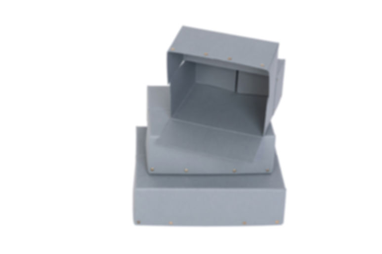 Style D - Half hinged lid with drop front