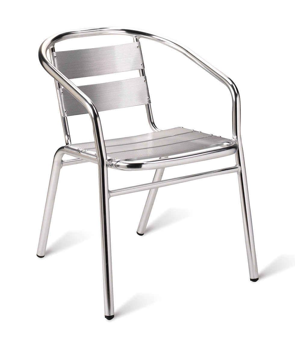 Thumbnail: Aluminium Outdoor Table and Chairs