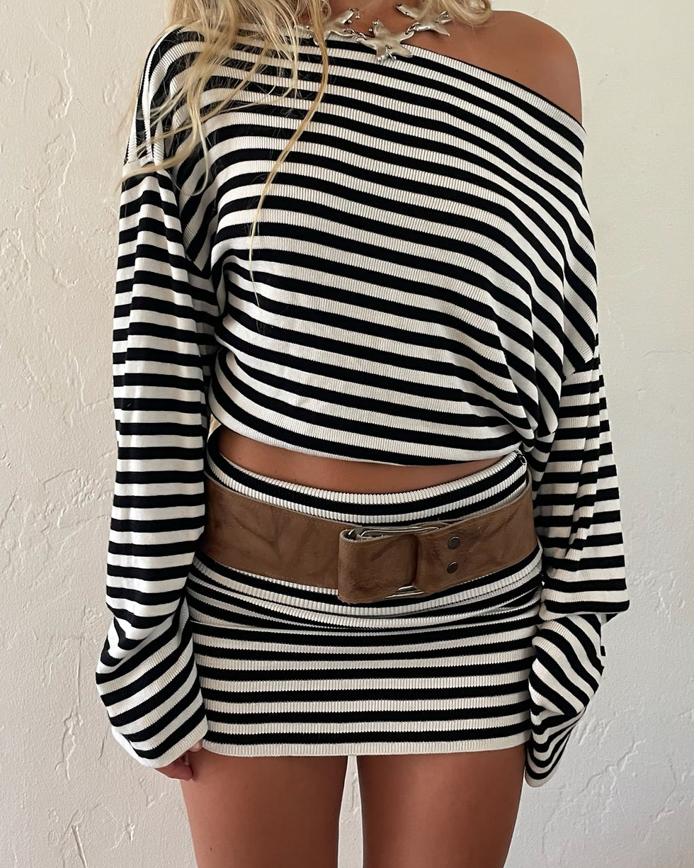 Thumbnail: Thalia Stripe Skirt