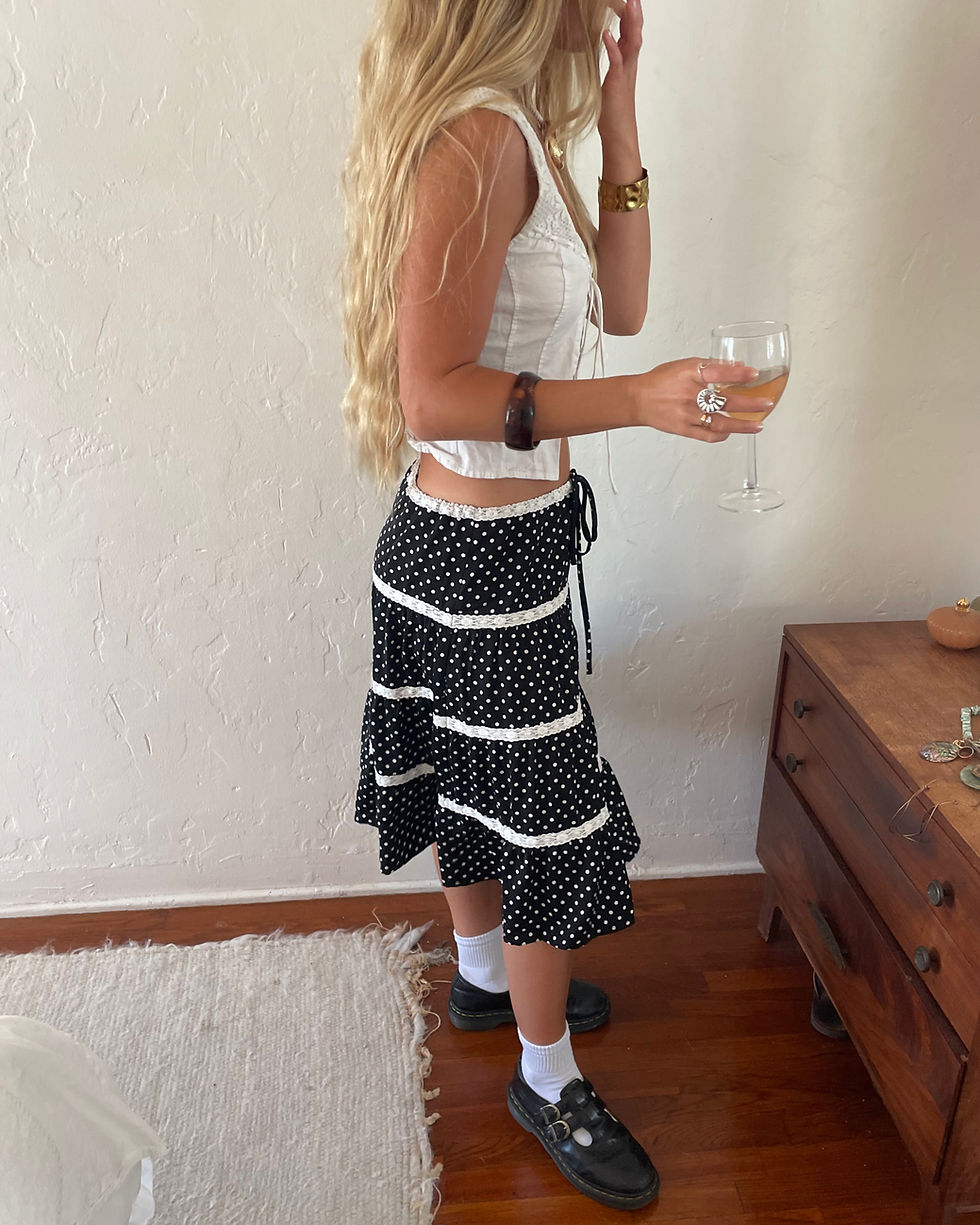 Thumbnail: Paloma Polka Dot Skirt