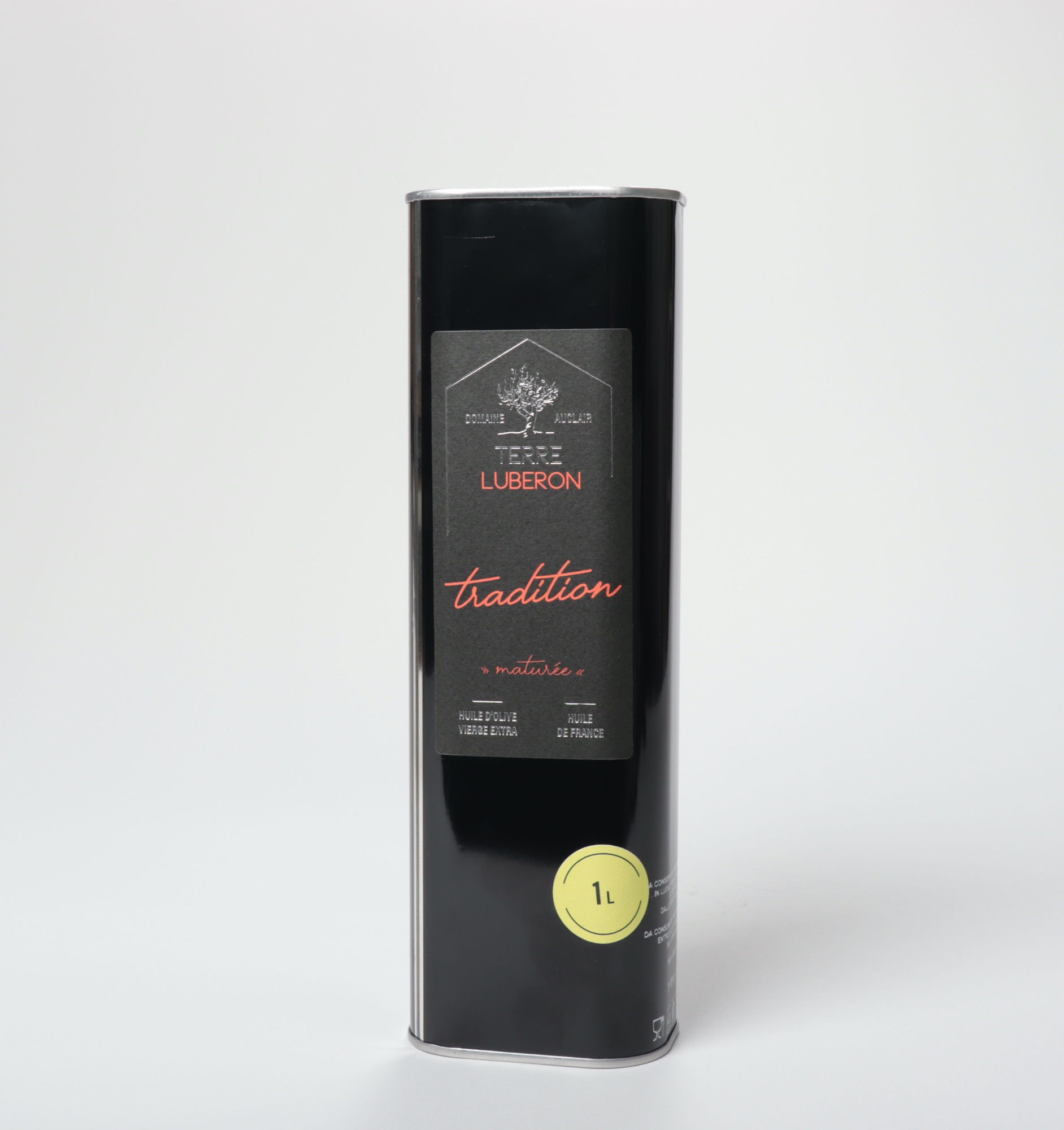 - TRADITION -  Huile d'olive maturée - bidon fer de 1L