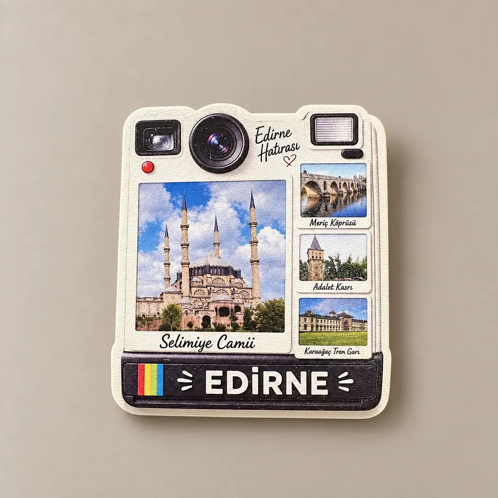Edirne Kamera Kolaj çift katlı magnet – By Bro Design