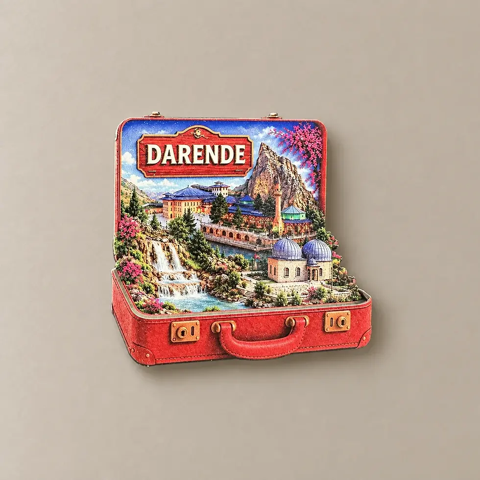 Darende Bavul çift katlı magnet – By Bro Design