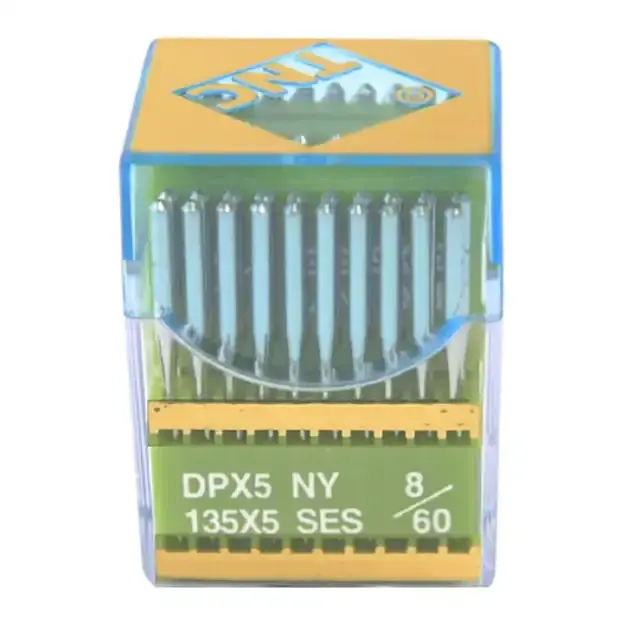 Düz Makine Kalın Dip Yanmaz Dikiş İğnesi / DPX5 SES PVD 8/60 100ADET - 1