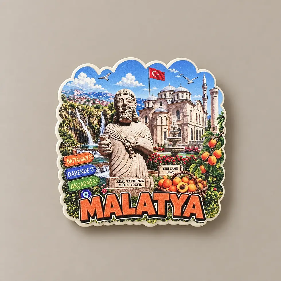 Malatya Renkli çift katlı magnet – By Bro Design