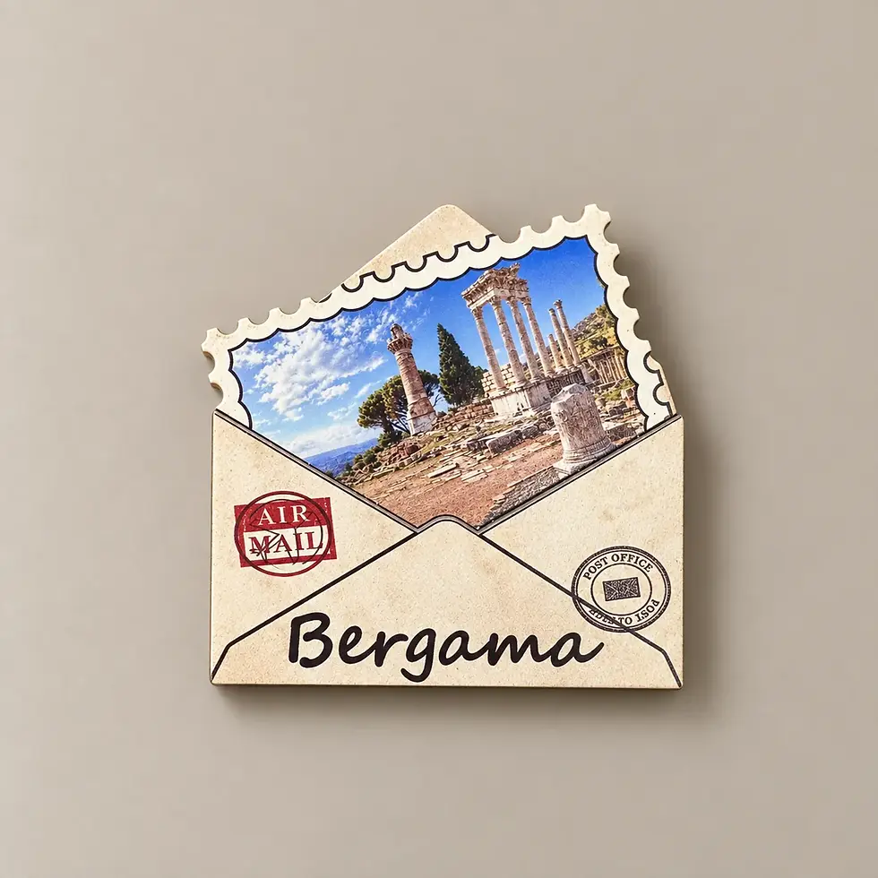 Bergama Zarf çift katlı magnet – By Bro Design