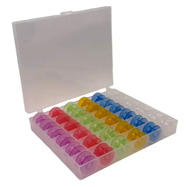 Ev Tipi Aile Dikiş Makinesi Plastik Geniş Masura Renkli (Kutulu) / HM2518M 36 Adet - 1