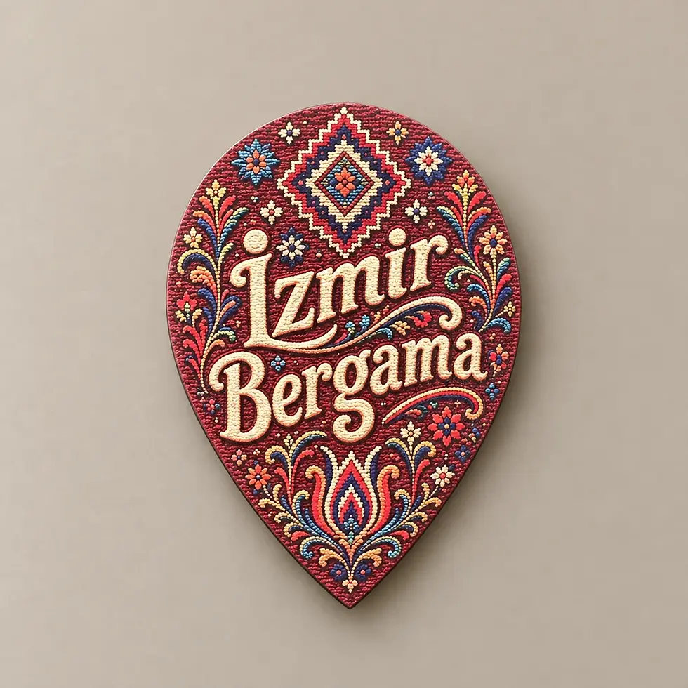 Bergama Damla tek katlı magnet – By Bro Design