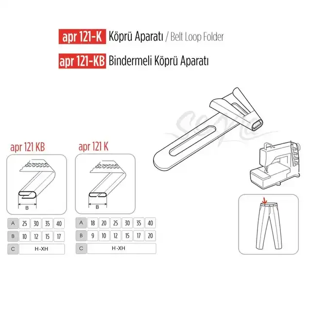 Köprü Aparatı 30x15mm / APR 121-K - 1