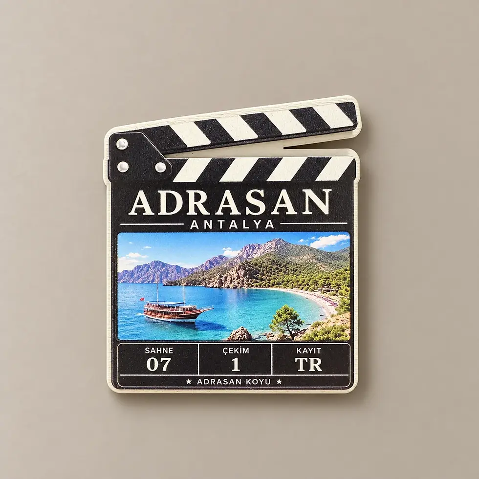 Adrasan Klaket çift katlı magnet – By Bro Design