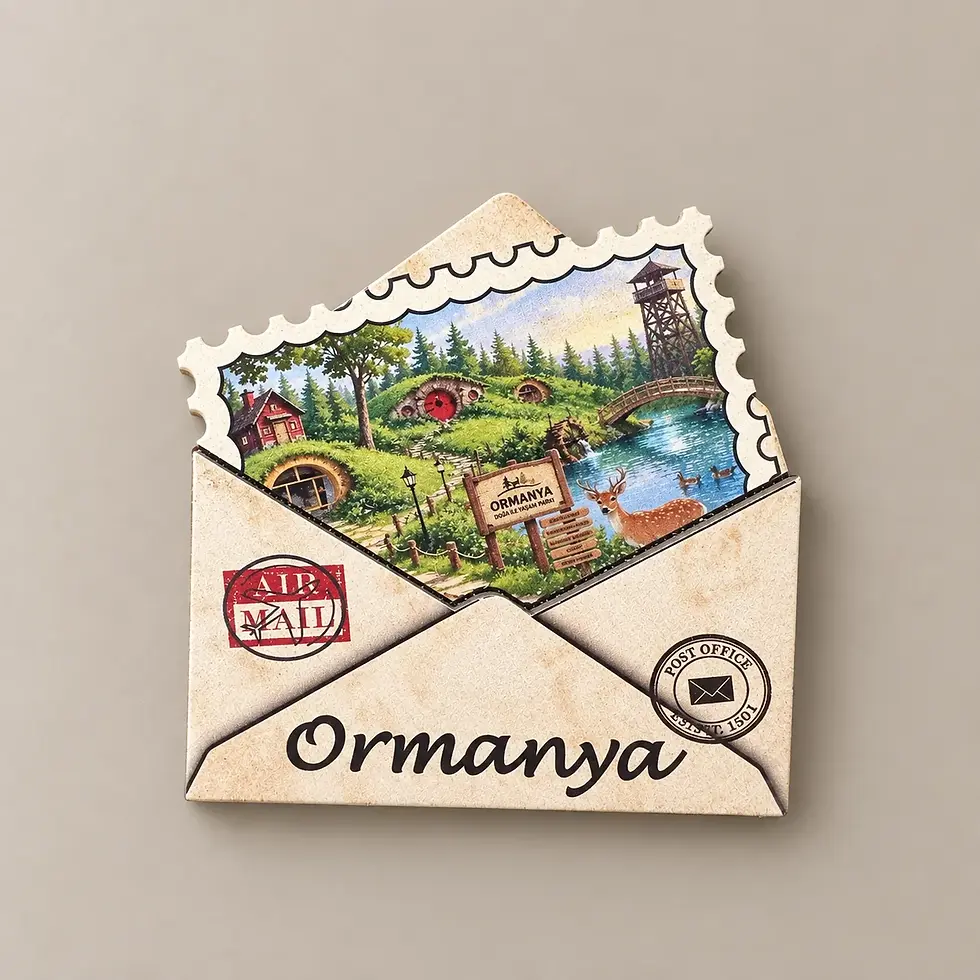 Ormanya Zarf çift katlı magnet – By Bro Design