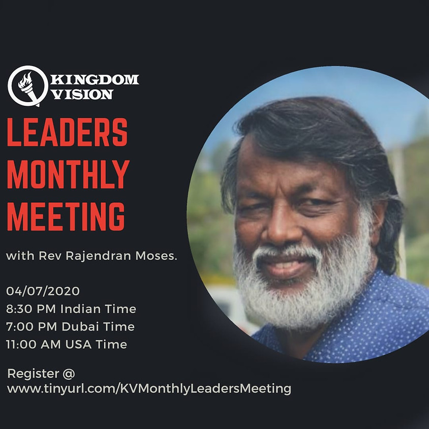 Monthly Meeting for Leaders