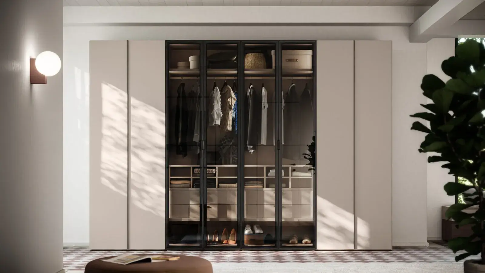 Armadio Vetro / Wardrobe 27 – Orme – MHID Arredamento Elegante