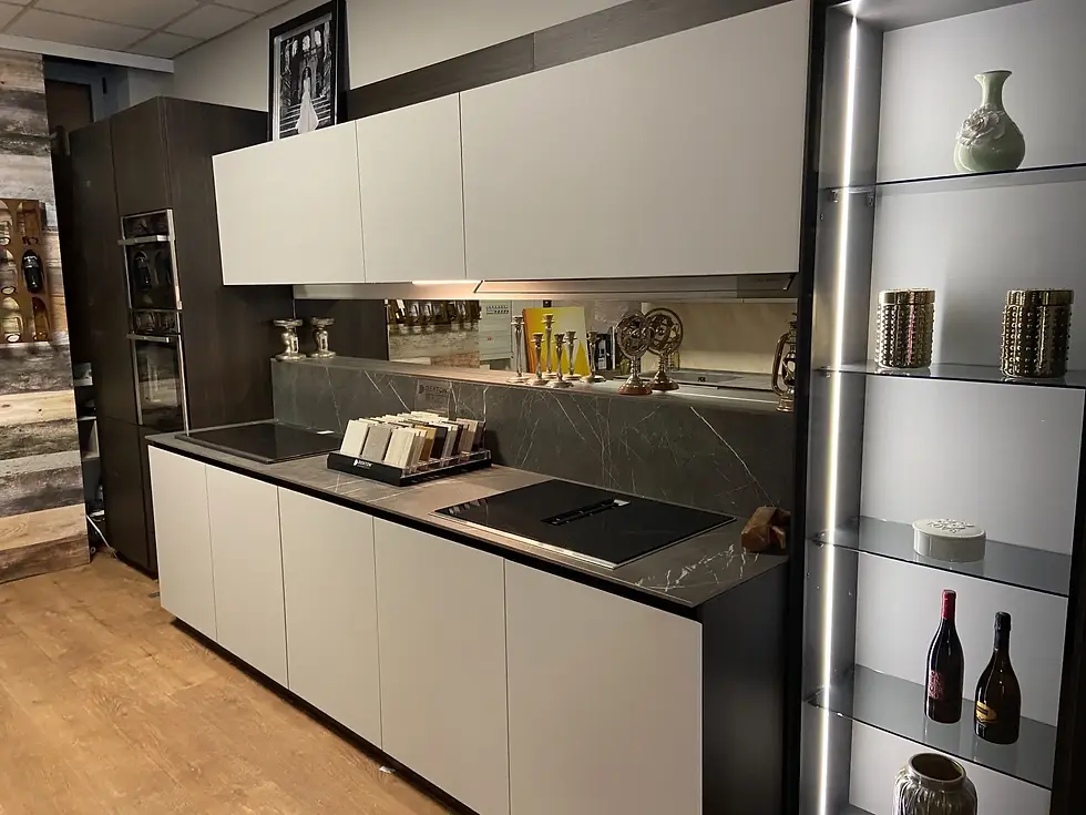 Cucina Blu lineare Antares