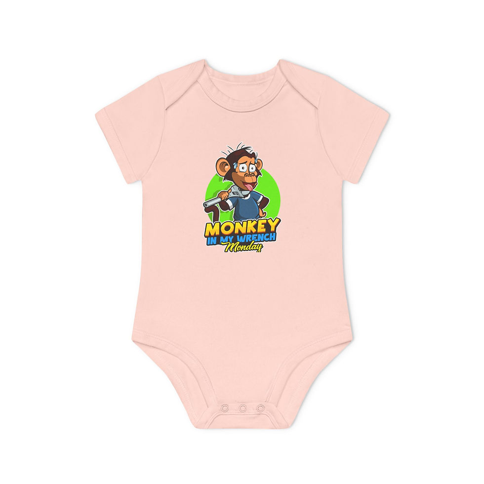 Thumbnail: Baby Organic Short Sleeve Bodysuit