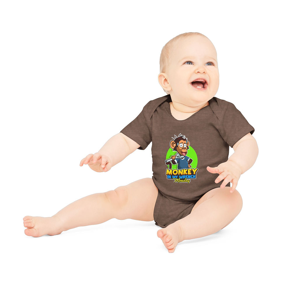 Thumbnail: Baby Organic Short Sleeve Bodysuit