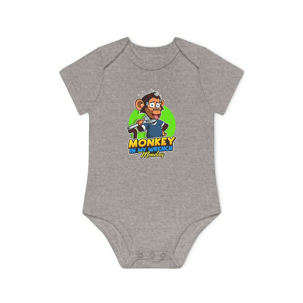 Thumbnail: Baby Organic Short Sleeve Bodysuit