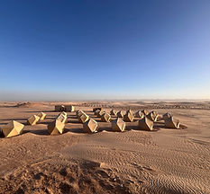 Campement et hébergement du Raid Jaune au cœur du Sahara tunisien