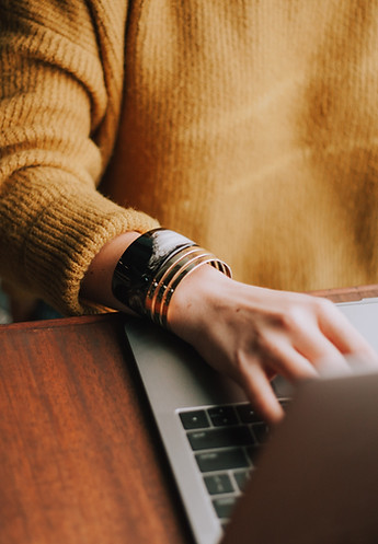 Woman Typing