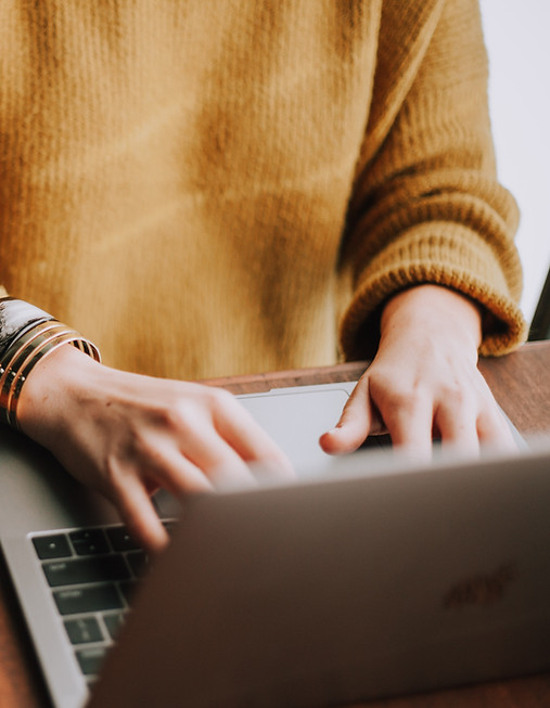 Woman Typing