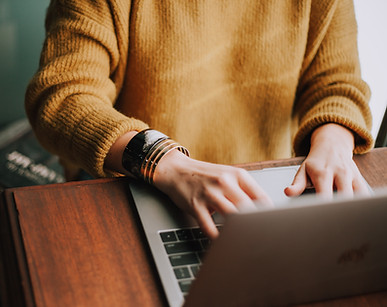 Woman Typing