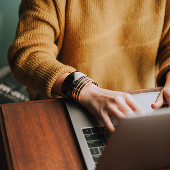 Woman Typing