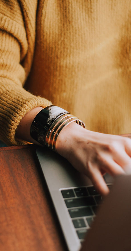Woman Typing