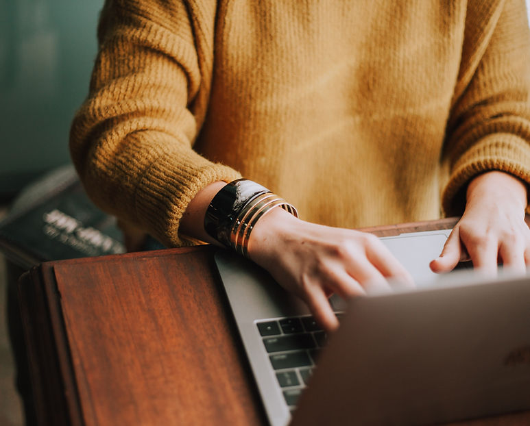 Woman Typing