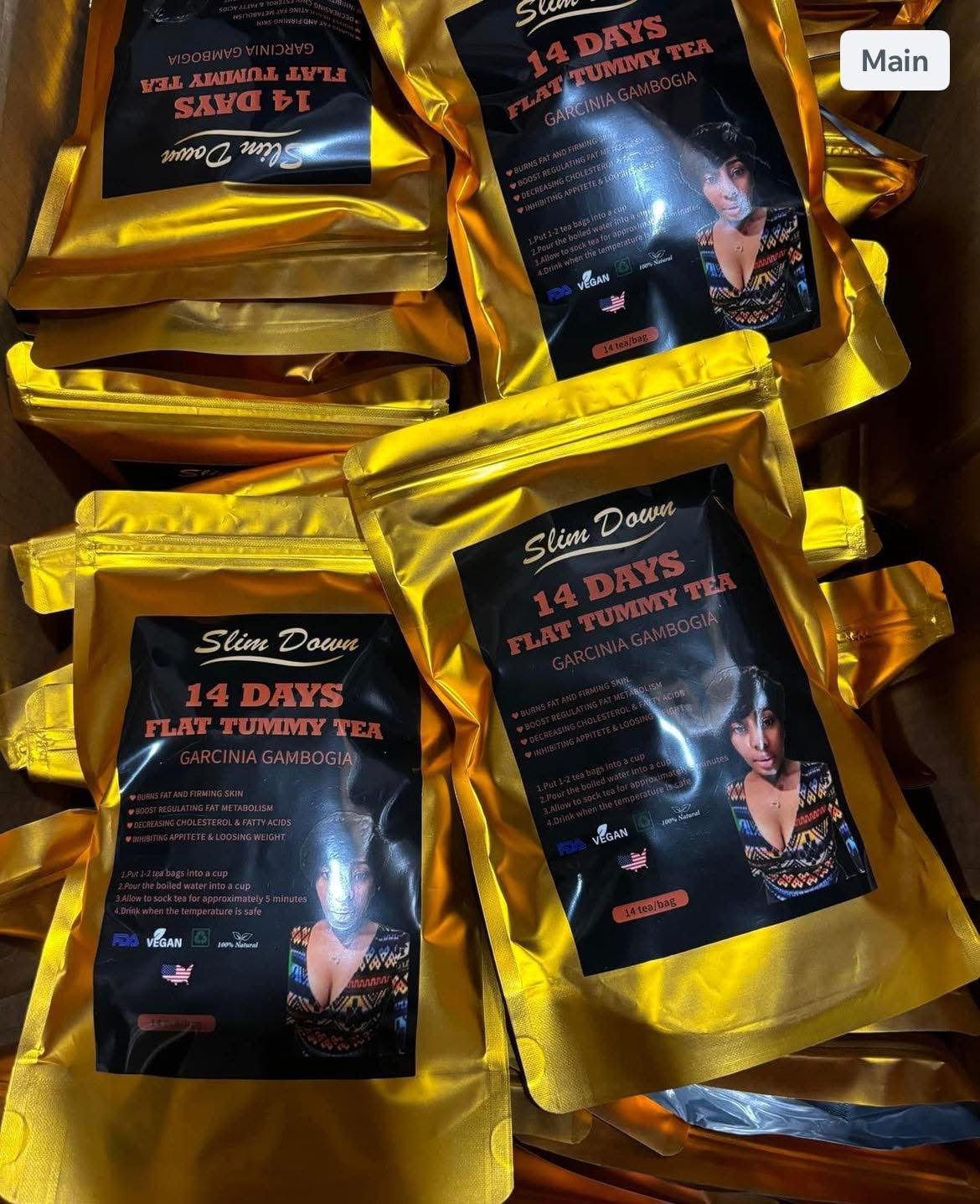 1)Apple Cider Vinegar Gummies  14 Day Flat Tummy Tea 2-Step Detox & Cleanse