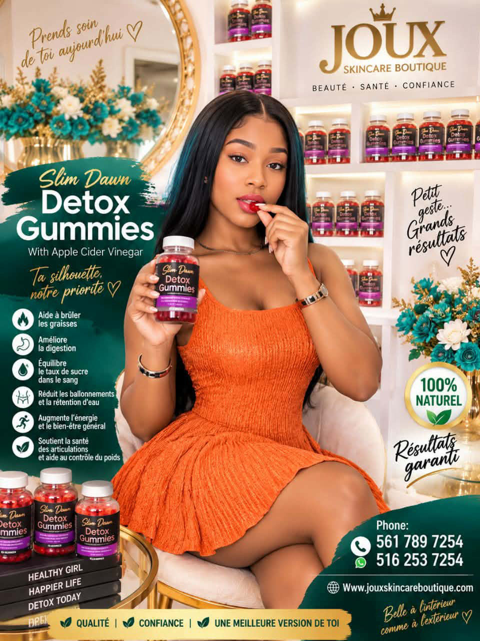 Detox Cleansing Gummies - 60 Count Unisex