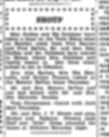Newspaper clipping titled "SHOUP." The text details community events, social visits, and mining operations involving local families and individuals. An excerpt reads, "Max Dudley and Ed Callahan have taken a lease on the Twin Dikes mine on Boulder creek from Pete Barton and Fred BeVan. Mr. and Mrs. Max Dudley and Mr. Callahan have moved to Shoup, where Mrs. Callahan and family expect to join them when school is out in Gibtown."