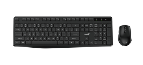 סט מקלדת ועכבר אלחוטי שקטים Genius KM-8206S